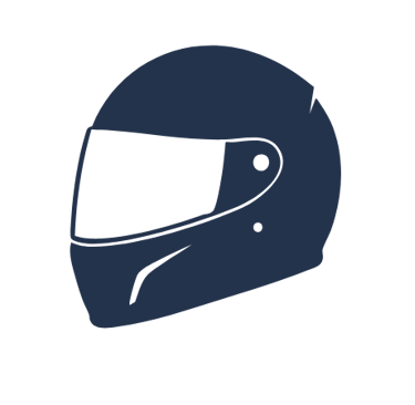Motorradhelm-stilisiert-dirtblue