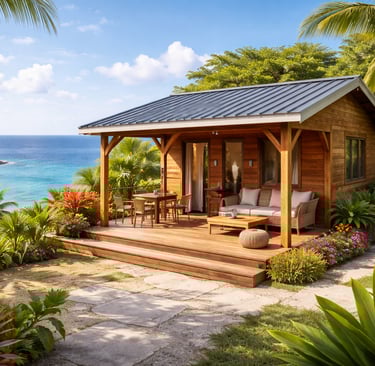 Bungalows en bois en kit Martinique - résidence principale