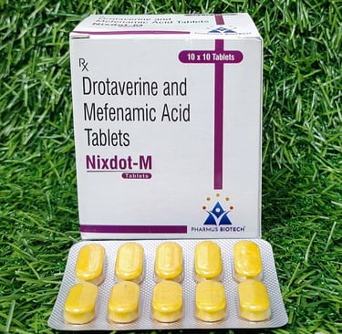 Drotaverine and Mefenamic Acid Tablets (Nixdot-M)