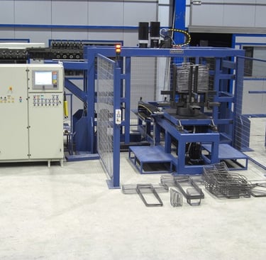  concrete reinforcing rebar spiral machine 