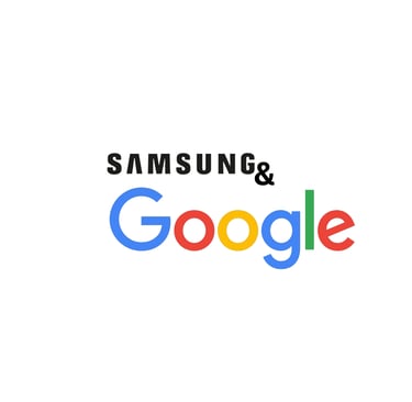 Samsung and Google Logos