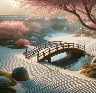 a bridge over a river with a bridge over it