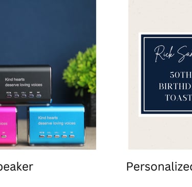LifeOnRecord.com Keepsake Speaker
