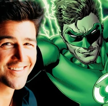 Kyle Chandler and Hal Jordan