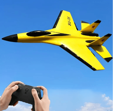 Black and Yellow Jaiafupm RC Airplane