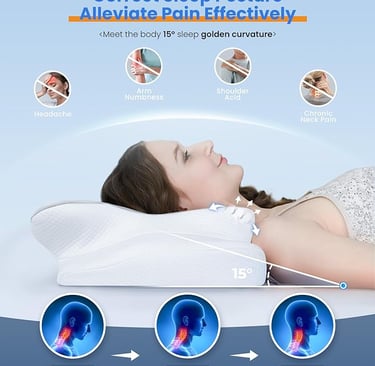 Lady resting on Goose Down Pillows