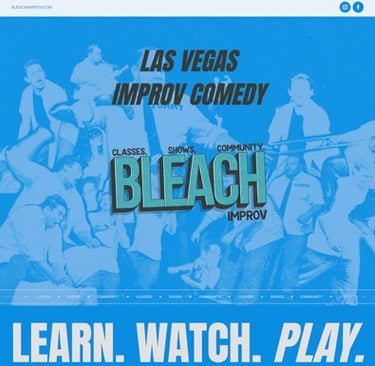 image of bleach improv website