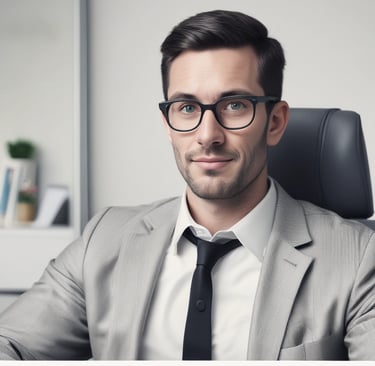 man standing near balcony