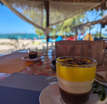 Bar de plage à Ocean Lodge, Baie de Sakalava