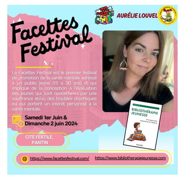 facettes festival santé mentale aurélie louvel Paris bibliothérapie
