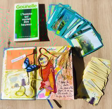 atelier bibliothérapie adulte Caen Flow créatif Laurent Gounelle Bali art-thérapie