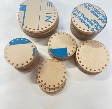 Custom-cut acrylic shapes tailored to customer needs.