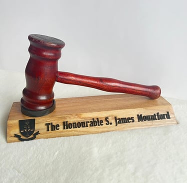 customized Trophies using acrylic and wood, featuring personalized engravings