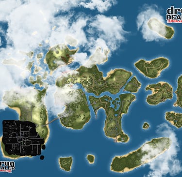 Drug Dealer Simulator 2 - Mapa do game