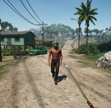 Drug dealer 2 jogando no VR atacando criminoso rival