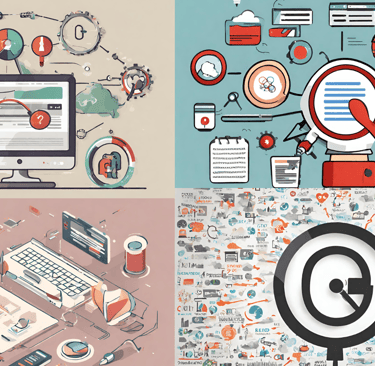 a collection of different types of business related items
