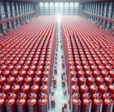 Pressurised storage