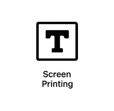 a screen printing on a screen with the screen printing on it