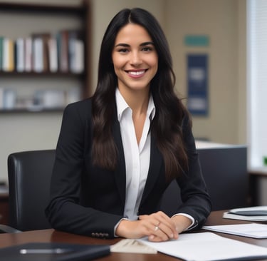 woman wearing black crew-neck shirt