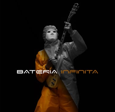 a man in a yellow jacket and a guitar