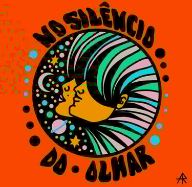 a woman with a colorful hair and a colorful hair