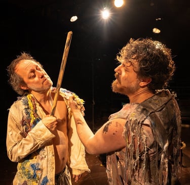 a man in a white shirt and a man in a white shirt