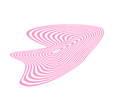 a pink and black swirly design on a black background