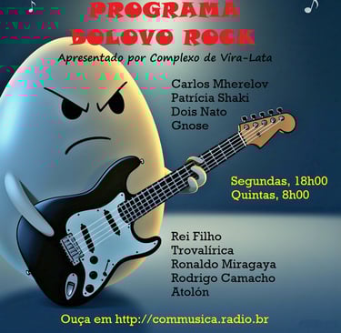 a cartoon character with a guitar and a guitar