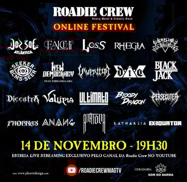 a poster of a concert with a band on it