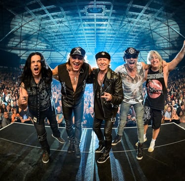 a group of people standing on a stage