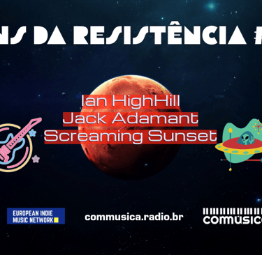 a space station with a red planet in the background