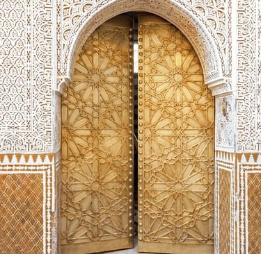 Laiton Maroc porte en laiton