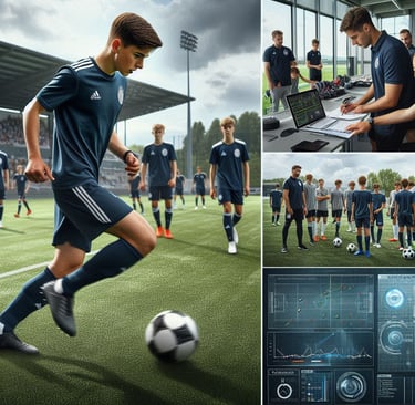 Análisis integral para futbolistas en Alemania evaluando perfil deportivo y académico