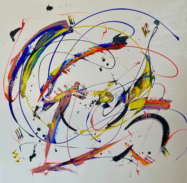 Guérison : oeuvre d'art Tiwan art abstrait artiste contemporain