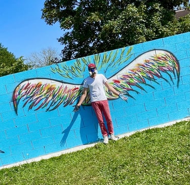 artiste peintre français street art Tiwan Antoine Charlet