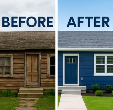 Comparing 2 houses Fix and Flip