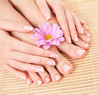 alt="Pedicura profesional Glamour Beauty Salon Móstoles"