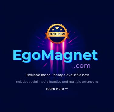 Branded domain name package for sale at DNmagnified.com - Egomagnet.com