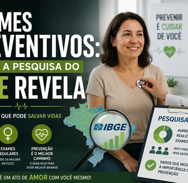 Exames preventivos: o que a pesquisa do IBGE revela sobre a prevenção de doenças e a importância dos