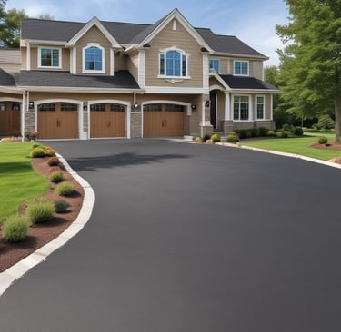 A beautifully paved driveway showcasing quality craftsmanship.