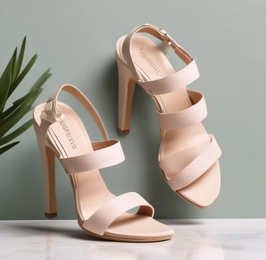 A close-up of beauty products displayed elegantly.