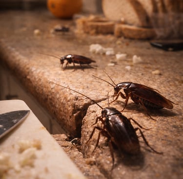 cucarachas en casa cocina