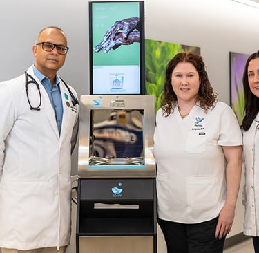 a group of doctors and nurses in white coats and lab coats