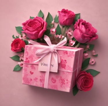 a wooden box with two rings on top of it