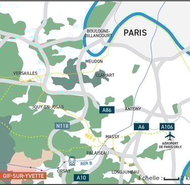 Gif sur yvette proche de Paris et des grands axes