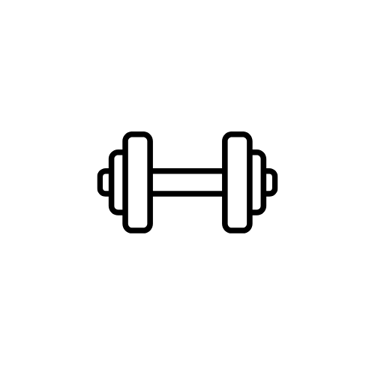 Personal Training, Hantel Icon