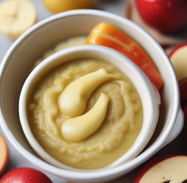 apple and pear puree