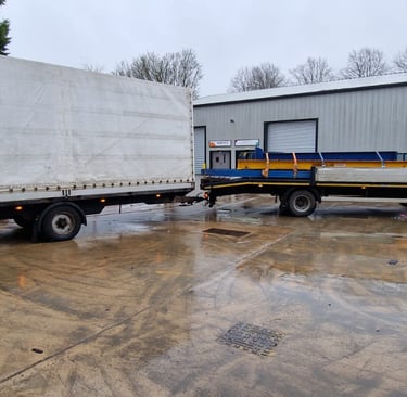  trailer transport flatbed relocation