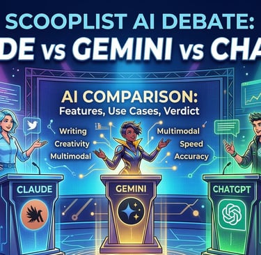 The most in-depth 2026 comparison of Claude, ChatGPT and Gemini. 25+ benchmarks, coding scores, hall