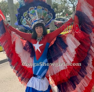 Cuba’s traditional carnival parades and festive Comparsa traditions, this production